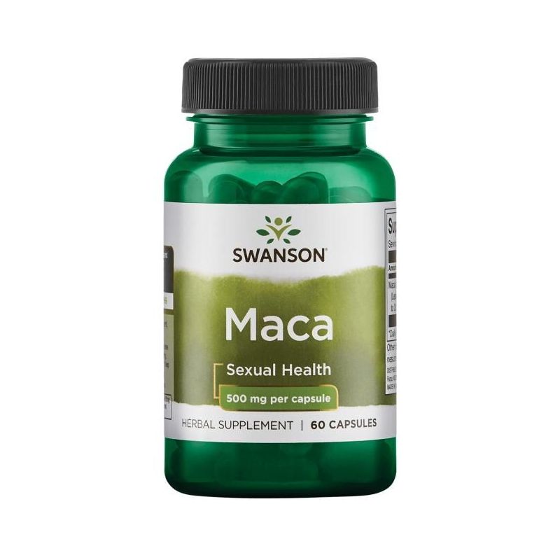 Korzeń Maca - ekstrakt 4:1 500 mg (60 kaps.) Swanson