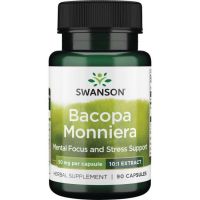 Bacopa Monniera 50 mg - ekstrakt 10:1 (90 kaps.) Swanson