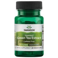 Teavigo Green Tea Extract Caffeine Free (EGCg) - bezkofeinowy ekstrakt z Zielonej Herbaty (30 kaps.) Swanson