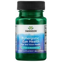 Synergistic Eye Health - Luteina 20 mg + Zeaksantyna OmniXan 2 mg (60 kaps.) Swanson