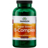 Super Stress B-Complex z Witaminą C (240 kaps.) Swanson