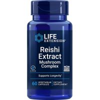 Reishi Extract - Grzyb Reishi ekstrakt 490 mg + Zarodniki 75 mg (60 kaps.) Life Extension