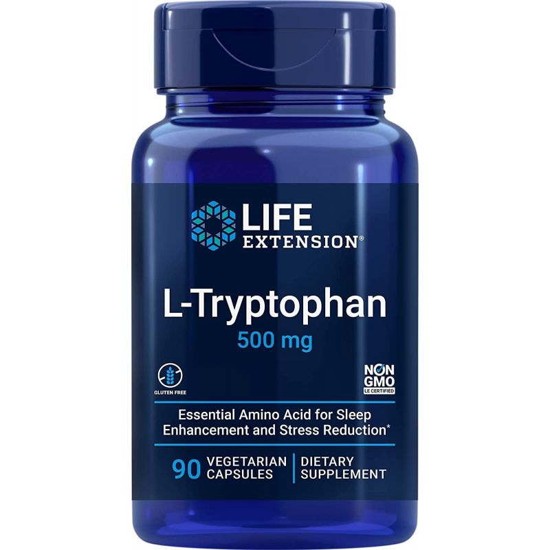 L-tryptofan wspiera zdrowy sen, nastrój oraz reakcję na stres.