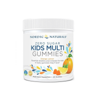 Kids Multi Zero Sugar Orange Lemon Gummies - Witaminy i minerały dla dzieci (120 żelek) Nordic Naturals