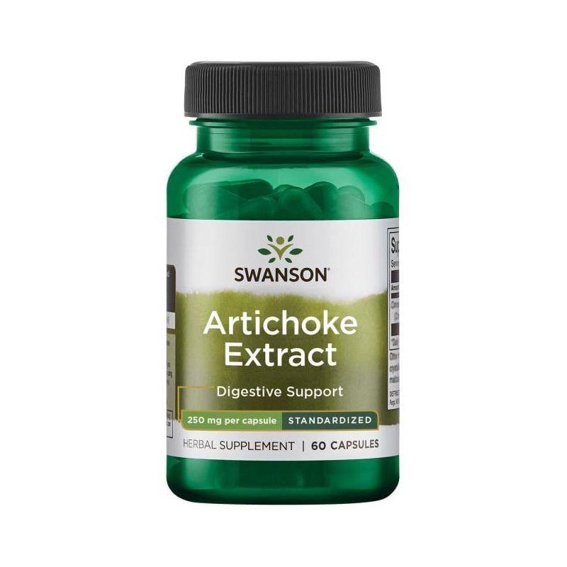 Artichoke Extract - Karczoch Zwyczajny ekstrakt 250 mg (60 kaps.) Swanson