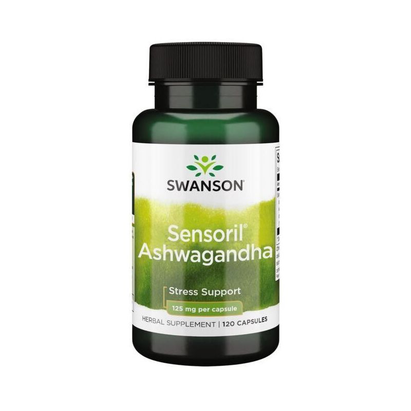 Sensoril Anti-Stress - Ashwagandha 125 mg (120 kaps.) Swanson