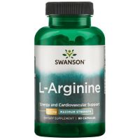 L-Arginina forte 850 mg (90 kaps.) Swanson