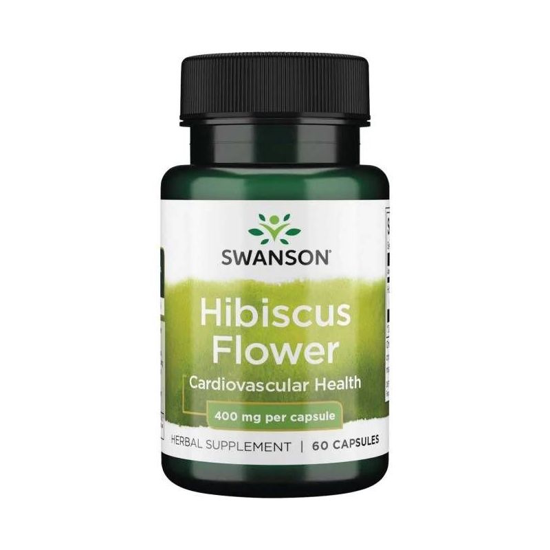 Full Spectrum Hibiscus Flower (Ketmia Szczawiowa) - Kwiat Hibiskusa 400 mg (60 kaps.) Swanson