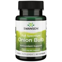 Full Spectrum Onion Bulb - Cebula 400 mg (60 kaps.) Swanson
