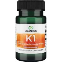 Vitamin K1 - Witamina K1 /fitomenadion/ 100 mcg (100 tabl.) Swanson