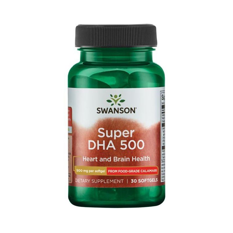 Super DHA 500 - DHA 500 mg + EPA 125 mg (30 kaps.) Swanson