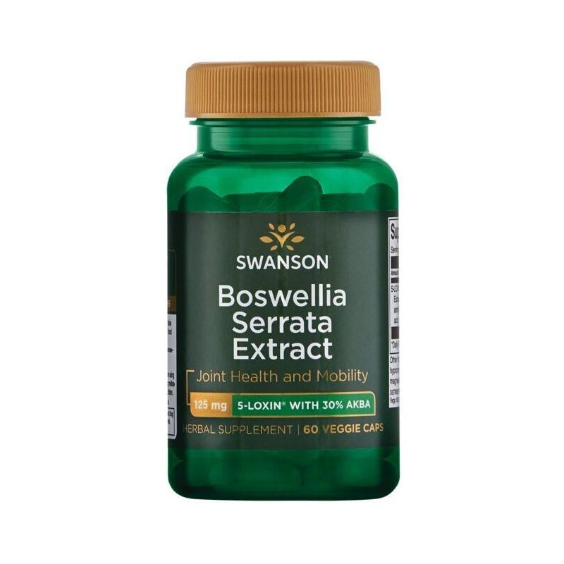 Boswellia Serrata Extract - Kadzidłowiec ekstrakt 125 mg (60 kaps.) Swanson