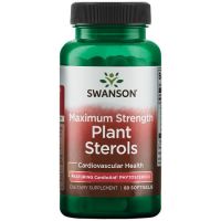 Maximum Strength Plant Sterols - Fitosterole roślinne 400 mg (60 kaps.) Swanson