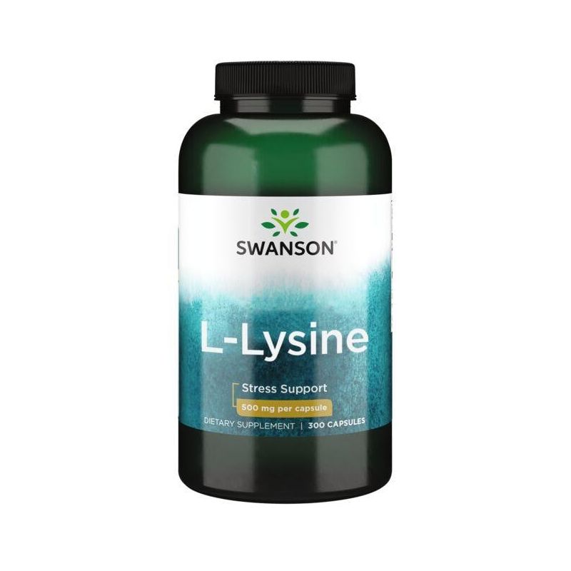 Lysine - L-Lizyna HCL 500 mg (300 kaps.) Swanson