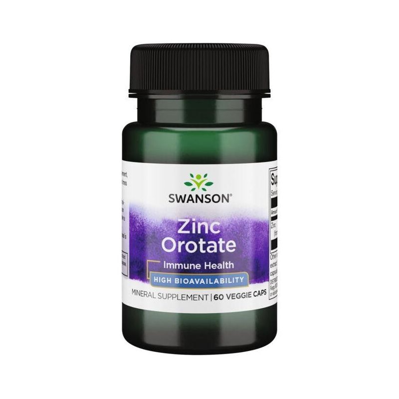 Zinc Orotate - Cynk /orotan cynku/ 10 mg (60 kaps.) Swanson