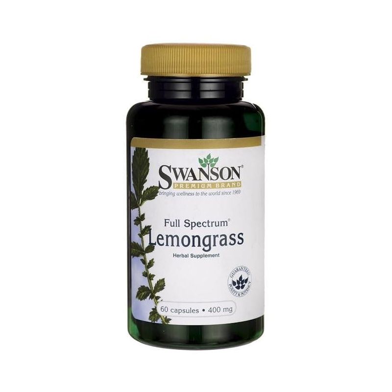Full Spectrum Lemongrass - Trawa Cytrynowa 400 mg (60 kaps.) Swanson