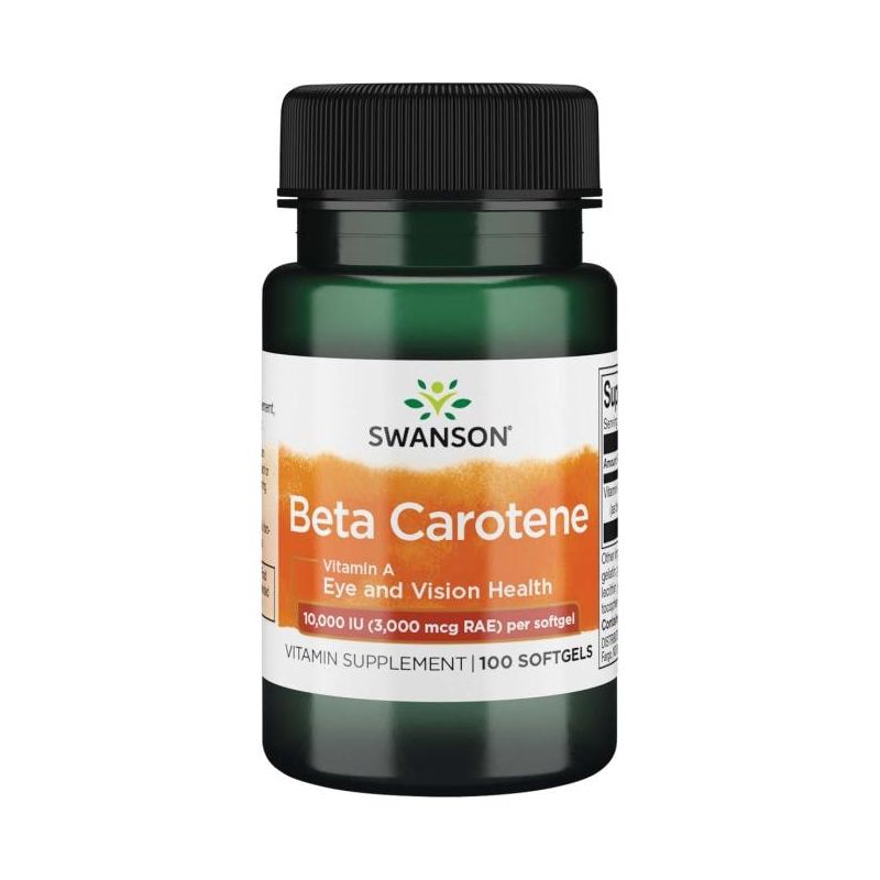 Beta Carotene - Beta Karoten (100 kaps.) Swanson