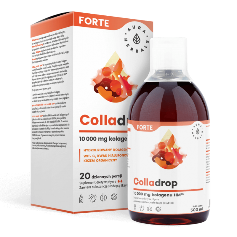 Colladrop Forte - Kolagen HM 10 000 mg w płynie (500 ml)