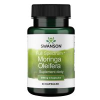 Full Spectrum Moringa Oleifera 400 mg - Ekstrakt z liści moringi (60 kaps.) Swanson