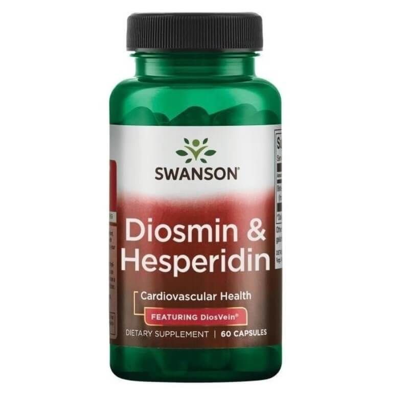 Diosmin & Hesperidin - Diosmina 500 mg + Hesperydyna 100 mg  (60 kaps.) Swanson