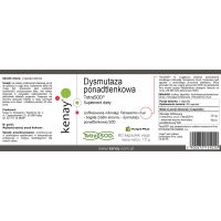 SOD - Enzym Dysmutaza Ponadtlenkowa 25 mg TetraSOD (60 kaps.) Kenay