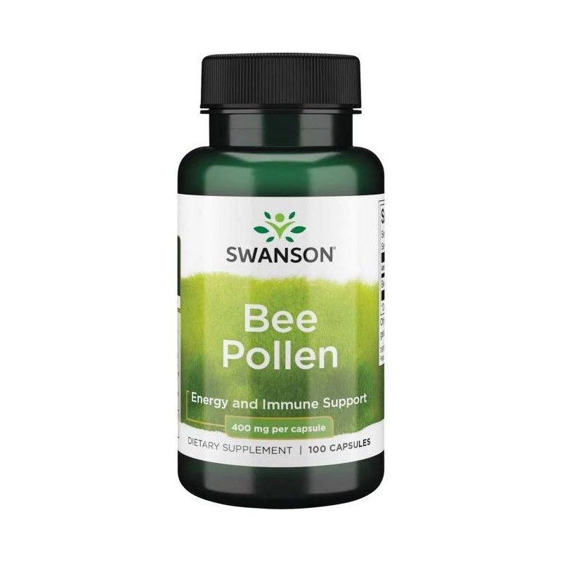 Bee Pollen (pyłek pszczeli) 400 mg (100 kaps.) Swanson