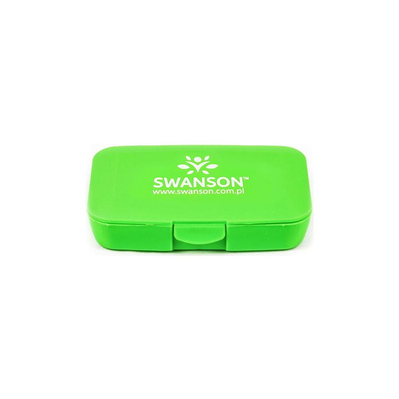 Pill box - Organizer na kapsułki, suplementy diety (5 komór) Swanson