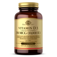 Vitamin D3 - Witamina D3 10 000 IU /cholekalcyferol/ 250 mcg (120 kaps.) Solgar