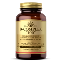 Vitamin B-Complex "100" - Kompleks Witamin z Grupy B (50 kaps.) Solgar
