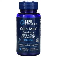 Cran-Max Cranberry Whole Fruit Concentrate - Koncentrat Żurawiny 500 mg (60 kaps.) Life Extension