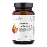 Żurawina 800 mg + Witamina C 200 mg (60 kaps.) Aura Herbals
