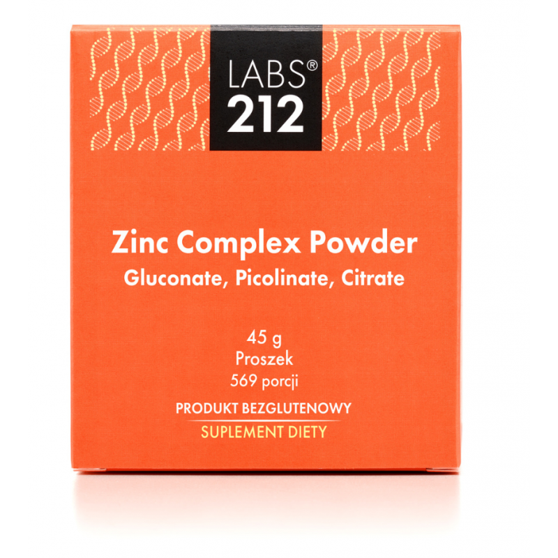 Zinc Complex Powder - Cynk /glukonian cynku + pikolinian cynku + cytrynian cynku/ w proszku (45 g) Labs212