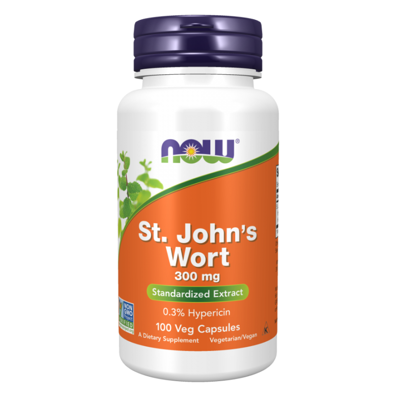 St. John's Wort - Wyciąg z dziurawca (100 kaps.) NOW Foods