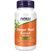 Ginger Root Extract - Wyciąg z korzenia imbiru 250 mg (90 kaps.)  NOW Foods