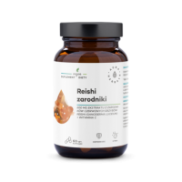 Reishi zarodniki 800 mg ekstrakt 4:1 + Witamina C (60 kaps.) Aura Herbals dostępne na plantaMED.pl