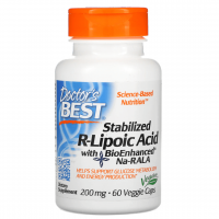 Stabilized R-Lipoic Acid - Kwas Alfa-R-liponowy 200 mg (60 kaps.) Doctor's Best