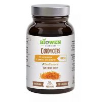 Cordyceps 400 mg - ekstrakt 40% polisacharydów + 8% mannitolu + 0.2% adenozyny (90 kaps.) Biowen
