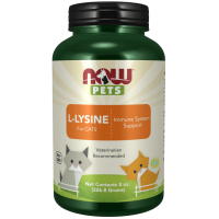 L-Lysine For CATS - L-Lizyna dla kotów (226.8 g) NOW Pets