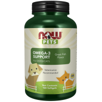 Omega-3 Support For DOGS/CATS - Omega-3 dla psów/kotów (252 g) NOW Pets dostępny na plantaMED.pl