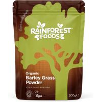 BIO Barley Grass Powder - Trawa jęczmienna (200 g) Rainforest Foods