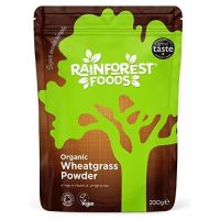 EKO Wheatgrass Powder - Trawa pszeniczna (200 g) Rainforest Foods