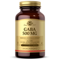GABA 500 mg - Kwas gamma - aminomasłowy (100 kaps.) Solgar