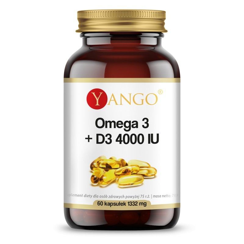 Omega 3 + D3 4000 IU (60 kaps.) Yango