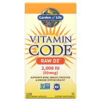 Vitamin Code RAW D3 - Witamina D3 2000 IU (120 kaps.) Garden of Life