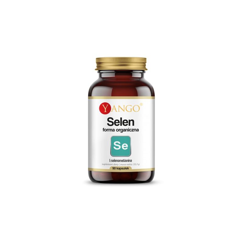 Selen organiczny - Selen /L-selenometionina/ 100 mcg (90 kaps.) Yango