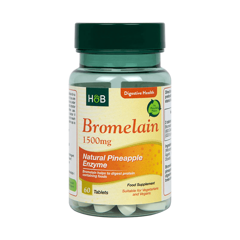 Bromelaina 600 GDU 1500 mg (60 tabl.) Holland & Barrett