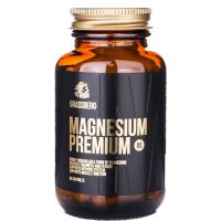 Magnesium Premium B6 - Magnez w witaminą B6 (60 kaps.) Grassberg