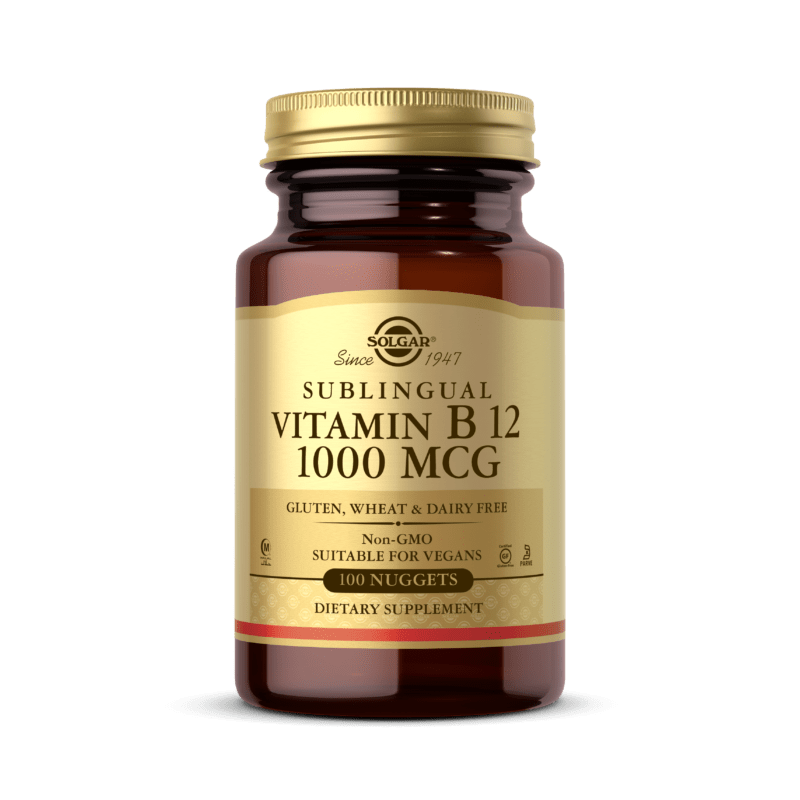 Vitamin B12 - Witamina B12 /cyjanokobalamina/ do ssania 1000 mcg (100 tabl.) Solgar