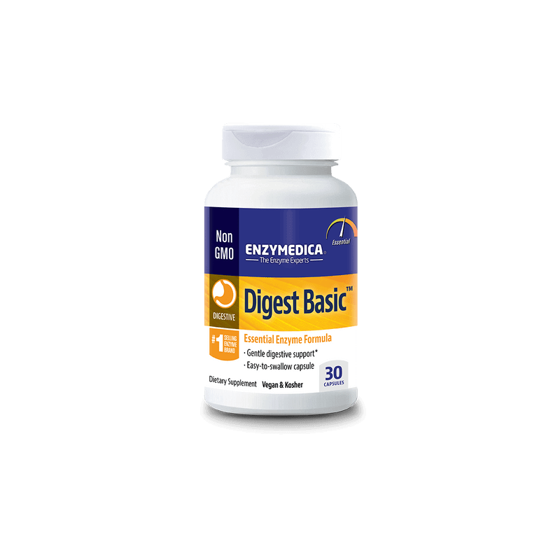 Digest Basic™ - Mieszanka Enzymów Trawiennych (30 kaps.) Enzymedica