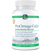 ProOmega® CoQ10 - EPA i DHA + Koenzym Q10 (60 kaps.) Nordic Naturals